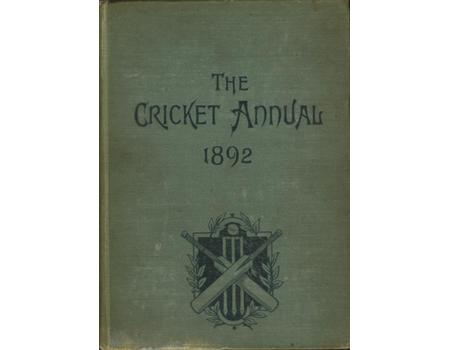 THE CRICKET ANNUAL 1892