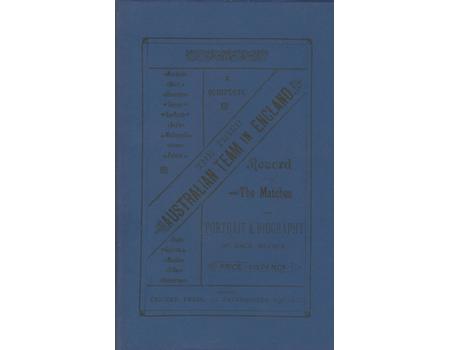 THE THIRD AUSTRALIAN TEAM IN ENGLAND