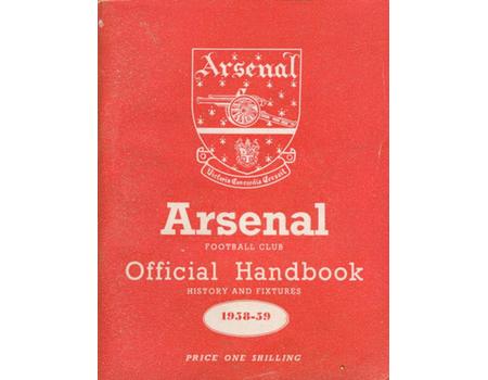 ARSENAL FOOTBALL CLUB 1958-59 OFFICIAL HANDBOOK