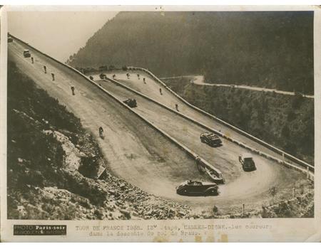 TOUR DE FRANCE 1938 - COL DE BRAUS