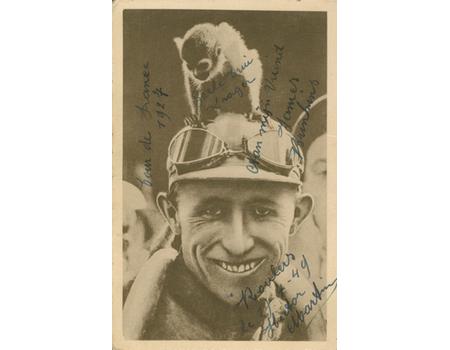 HEKTOR MARTIN (BELGIUM) SIGNED CYCLING POSTCARD