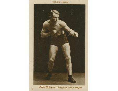 EDDIE MCGOORTY BOXING POSTCARD