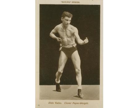 DIDO GAINS BOXING POSTCARD