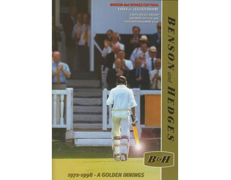 ESSEX V LEICESTERSHIRE 1998 (LORD