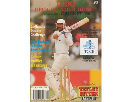 OFFICIAL 1990 TOUR GUIDE. ENGLAND V NEW ZEALAND & INDIA