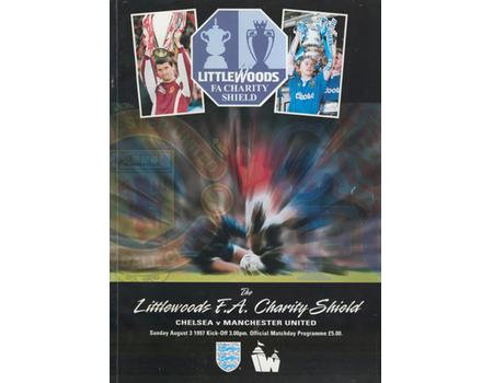 CHELSEA V MANCHESTER UNITED 1997 (CHARITY SHIELD) FOOTBALL PROGRAMME