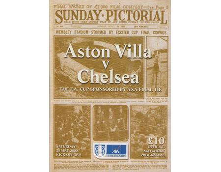ASTON VILLA V CHELSEA 2000 (F.A. CUP FINAL) FOOTBALL PROGRAMME