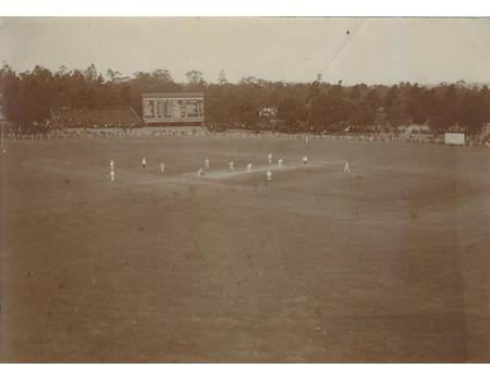AUSTRALIA V ENGLAND 1907-08 CRICKET PHOTOGRAPH