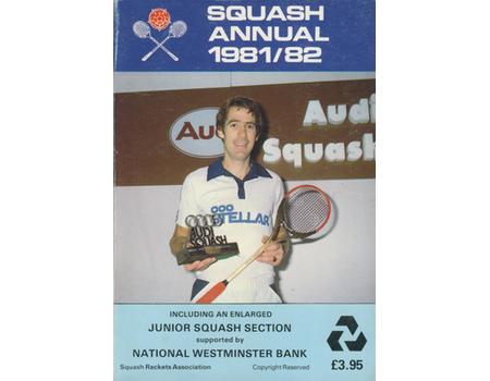 SQUASH ANNUAL 1981/82