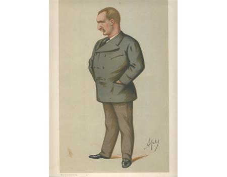 CAPTAIN MATTHEW WEBB ("SWAM THE CHANNEL") 1875 VANITY FAIR PRINT