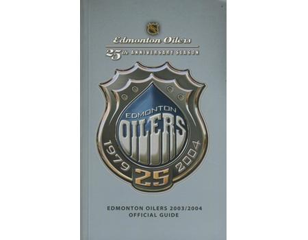 EDMONTON OILERS OFFICIAL GUIDE 2003/2004