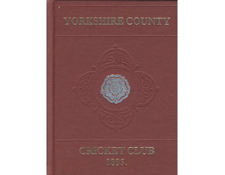 YORKSHIRE COUNTY CRICKET CLUB 1893 [FACSIMILE ANNUAL]