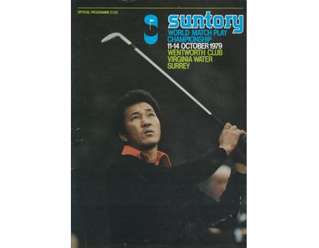 WORLD MATCH PLAY CHAMPIONSHIP 1979 GOLF PROGRAMME