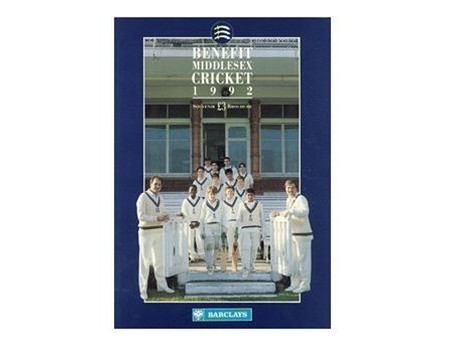 BENEFIT MIDDLESEX CRICKET 1992