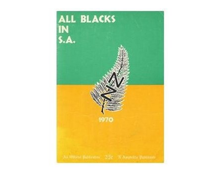 ALL BLACKS IN SOUTH AFRICA 1970 RUGBY TOUR BROCHURE