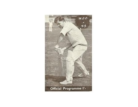 NEW ZEALAND V ENGLAND 1960-61 (BASIN RESERVE) CRICKET PROGRAMME
