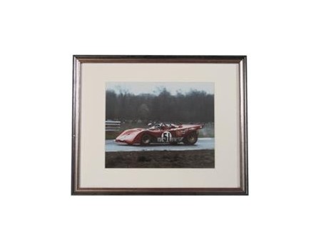 JACKY ICKX 1971 FRAMED PHOTOGRAPH
