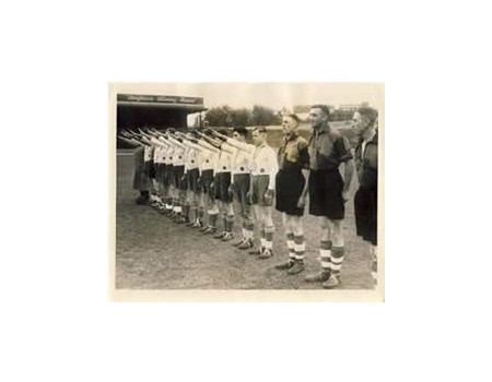 GERMAN POLICE XI (BRIGHTON) 1938 FOOTBALL PHOTOGRAPH