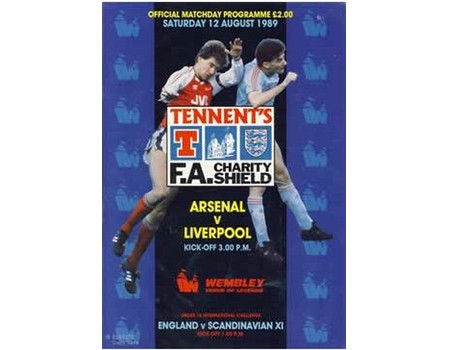 ARSENAL V LIVERPOOL 1989 (CHARITY SHIELD) FOOTBALL PROGRAMME