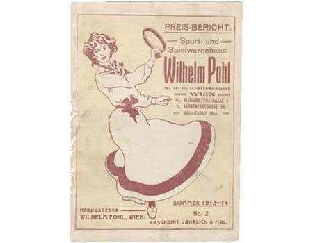 AUSTRIAN SPORTS CATALOGUE 1913-14