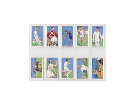 CHAMPIONS 1934 (A SERIES - NO CAPTIONS) (GALLAHER) CIGARETTE CARDS
