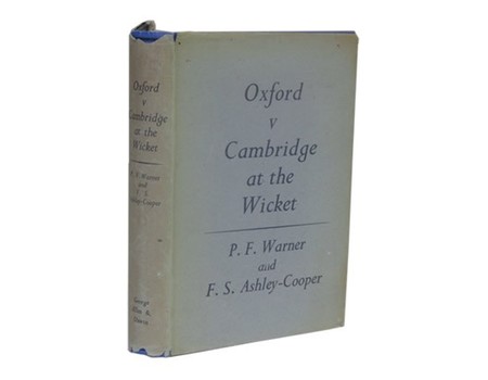 OXFORD V CAMBRIDGE AT THE WICKET