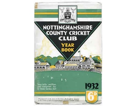 NOTTINGHAMSHIRE COUNTY CRICKET CLUB 1932 YEARBOOK