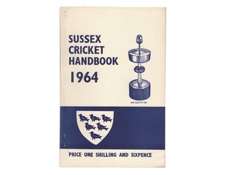OFFICIAL SUSSEX CRICKET HANDBOOK 1964