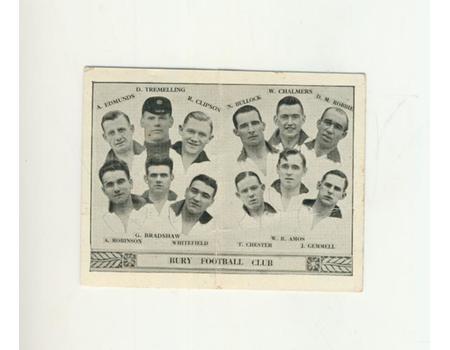 BURY F.C. BARRATT TEAM FOLDER
