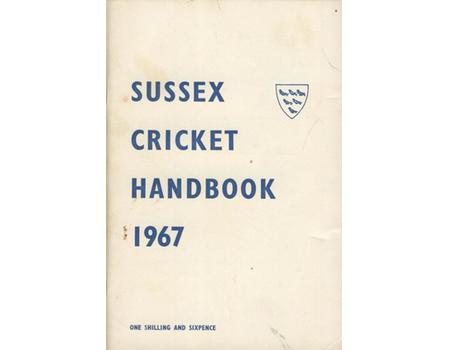 OFFICIAL SUSSEX CRICKET HANDBOOK 1967