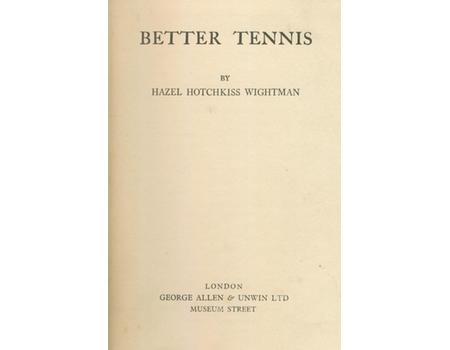 BETTER TENNIS