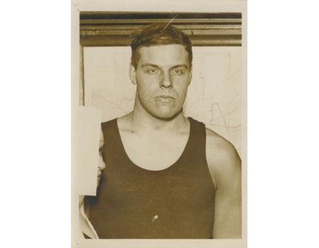EDWARD HARRY TEMME (CROSS-CHANNEL SWIMMER) 1925 PRESS PHOTOGRAPH