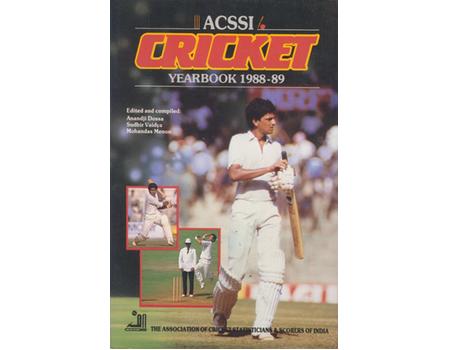 ACSSI CRICKET YEARBOOK 1988-89