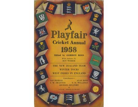 PLAYFAIR CRICKET ANNUAL 1958