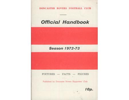 DONCASTER ROVERS OFFICIAL HANDBOOK 1972-73