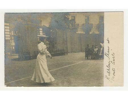 TENNIS IN MONTE CARLO POSTCARD