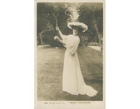MARIE STUDHOLME 1904 TENNIS POSTCARD