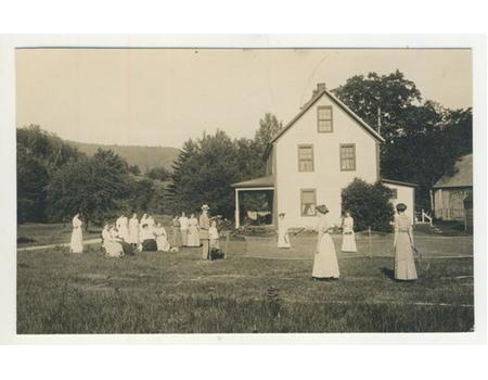 TENNIS IN VERMONT POSTCARD