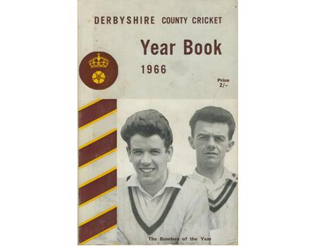 DERBYSHIRE COUNTY CRICKET YEAR BOOK 1966