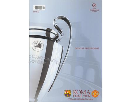 BARCELONA V MANCHESTER UNITED 2009 (CHAMPIONS LEAGUE FINAL) FOOTBALL PROGRAMME