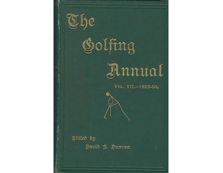THE GOLFING ANNUAL 1893-94. VOLUME VII
