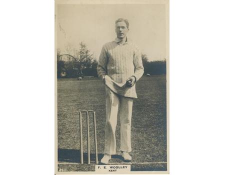 FRANK WOOLLEY (KENT) LARGE "PINNACE" CARD