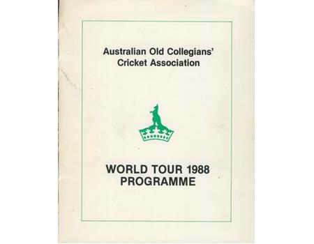 AUSTRALIAN OLD COLLEGIAN