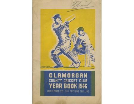 GLAMORGAN COUNTY CRICKET CLUB YEAR BOOK 1946