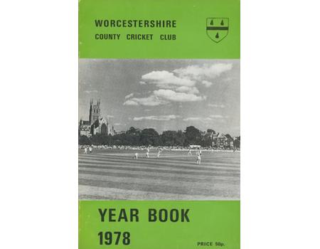WORCESTERSHIRE COUNTY CRICKET CLUB YEAR BOOK 1978