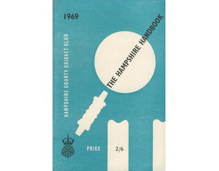HAMPSHIRE COUNTY CRICKET CLUB ILLUSTRATED HANDBOOK 1969