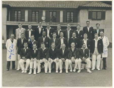 CANADA AND HAMPSTEAD C.C. 1954 CRICKET PHOTOGRAPH