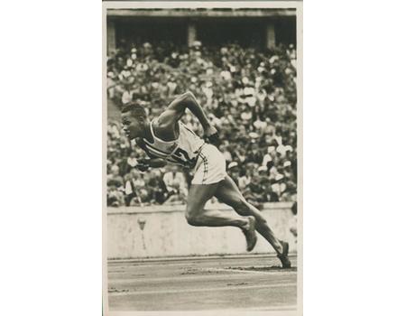ARCHIE WILLIAMS (USA) - BERLIN OLYMPICS 1936 (400 METRES) POSTCARD