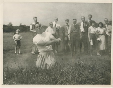 MAX FAULKNER 1957 GOLF PHOTOGRAPH