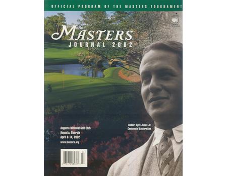 THE MASTERS 2002 (AUGUSTA) OFFICIAL GOLF PROGRAM